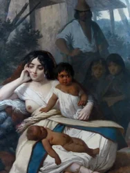 Elisa Bravo Jaramillo de Bañados, Frau des Häuptlings oder Elisa Bravo in Gefangenschaft (Detail)